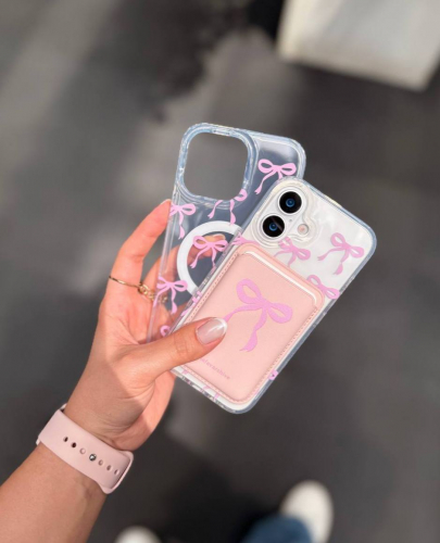 Pink BoW Wallet🎀(00201759)