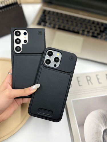 Leather metal iphone (00201720)