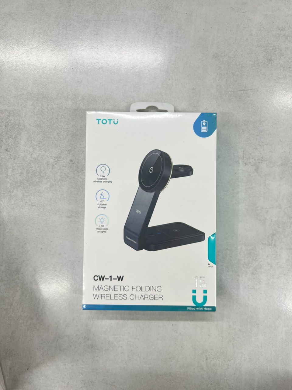 استند وایرلس شارژر TOTU CW-1-W