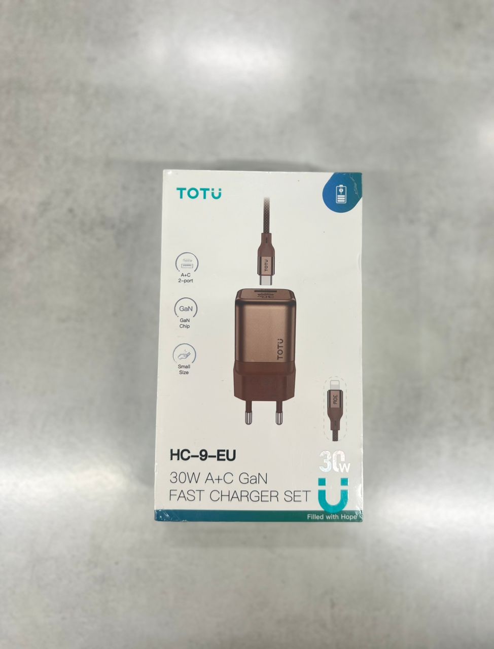 Type-C شارژر 30 وات TOTU HC-9-EU