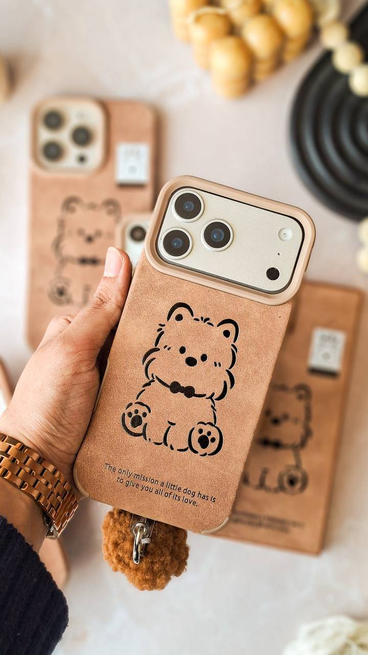 (00201867)سگ قهوه ای پام پام