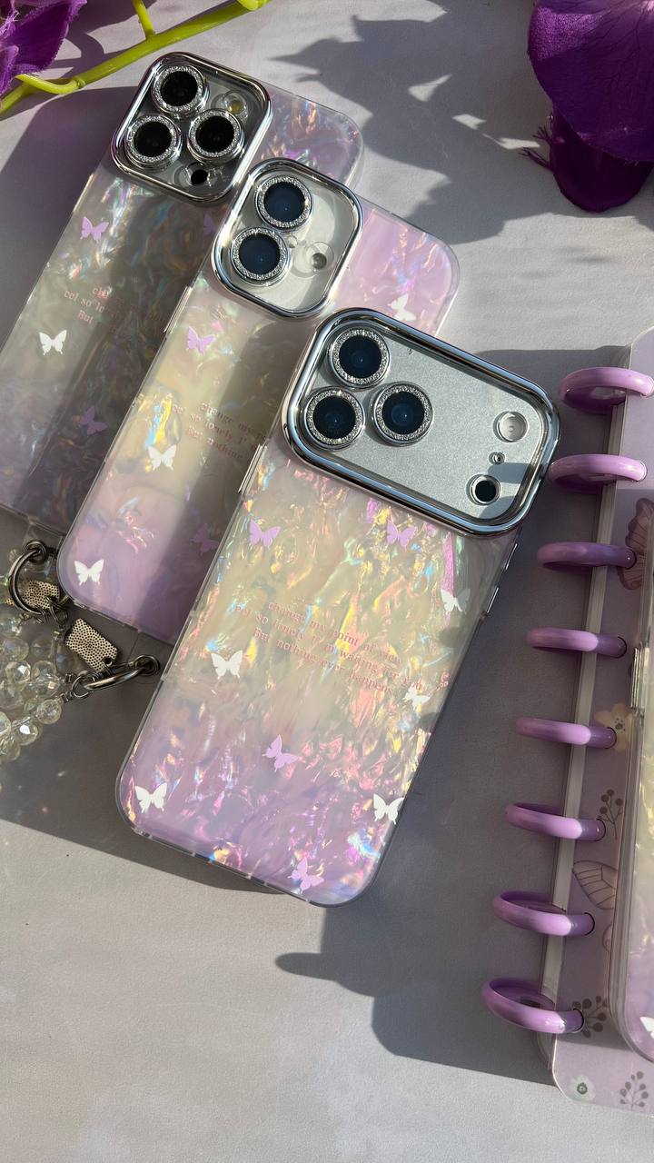 کاور طرح پروانه براش گوشی آیفون 14 پرومکس